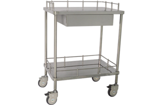 不銹鋼治療車Ⅲ型（凹臺面、有抽、無抽）B315、B316